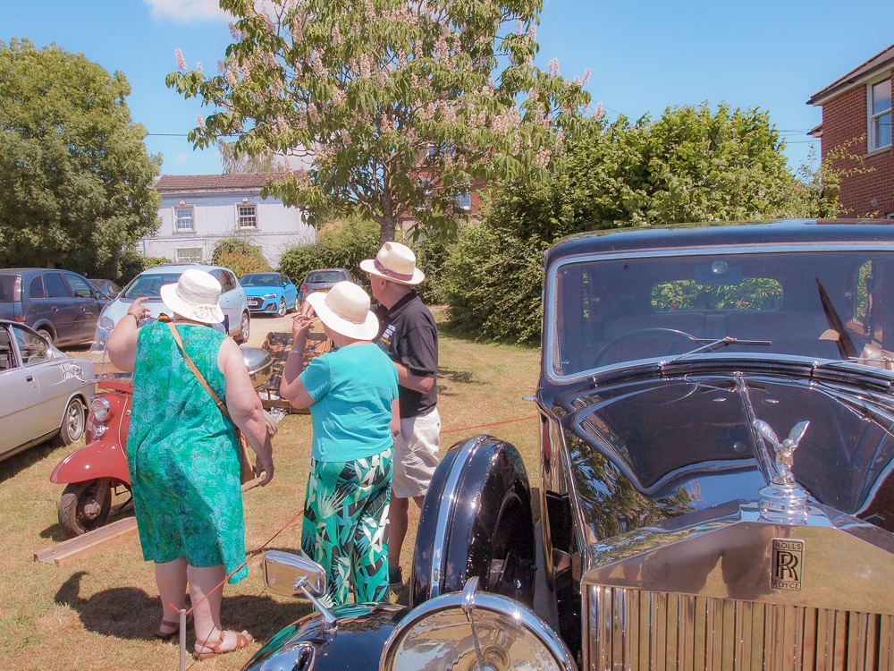 Classic car show, hampshire