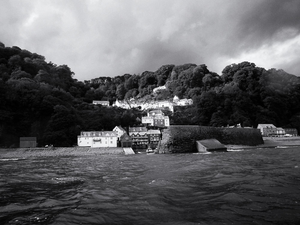 Clovelly from the sea